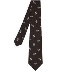Paul Smith - Abstract-Pattern Silk Tie - Lyst