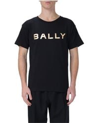 Bally - Logo Printed Crewneck T-Shirt - Lyst