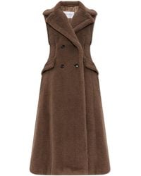 Max Mara - Boario Sleeveless Double-Breasted Coat - Lyst