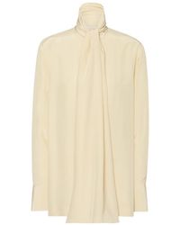 The Row - Peony Long-Sleeved Blouse - Lyst