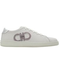 Ferragamo - Double Gancini Sneaker - Lyst