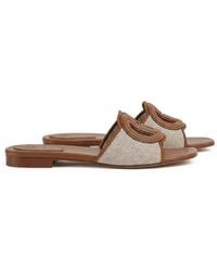 Gucci - Interlocking G Slide Sandals - Lyst