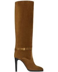 Saint Laurent - Diane Pointed Toe Boots - Lyst