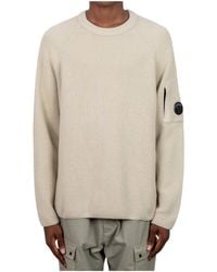 C.P. Company - Crew Neck Long-Sleeved Knitwear - Lyst