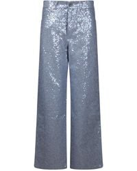 P.A.R.O.S.H. - P.A.R.O..H. Sequin Embellished Straight-Leg Pants - Lyst