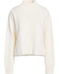 Max Mara - Mock-Neck Ribbed Knit Sweater - Lyst