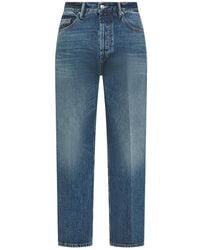 Nine:inthe:morning - Faded-Effect Straight-Leg Jeans - Lyst