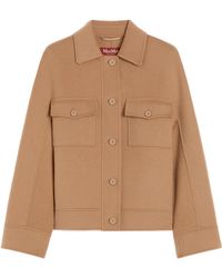 Max Mara - Studio Fiero Button-Up Jacket - Lyst