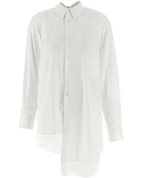 Comme des Garçons - Comme Des Garçons Asymmetric Hem Button-Up Shirt - Lyst