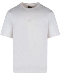 Fendi - Logo-Embroidered Cotton T-Shirt - Lyst