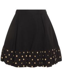 Moschino - Polka Dots Diagonal Miniskirt - Lyst