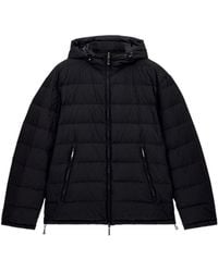 Emporio Armani - Reversible Hooded Down Jacket - Lyst