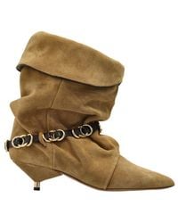 Isabel Marant - Edrik Ring-Detail Ankle Boots - Lyst