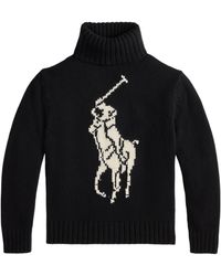 Polo Ralph Lauren - Pony Knitted Crew Neck Jumper - Lyst