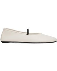 The Row - Elasticated-Strap Ballerina Flats - Lyst