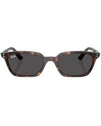 Ray-Ban - Zaya Rectangle-Frame Sunglasses - Lyst
