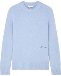 Ganni - Crew-Neck Jumper - Lyst