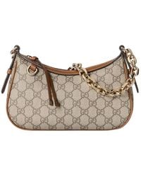 Gucci - Gg Emblem Small Shoulder Bag - Lyst