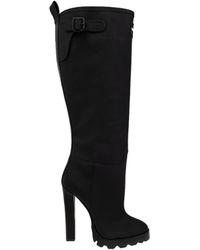 DSquared² - Logo Patch Knee-Length Boots - Lyst