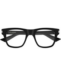 Saint Laurent - Eyewear Square Frame Glasses - Lyst