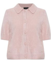 Rag & Bone - Short-Sleeve Knit Cardigan - Lyst
