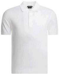 Tom Ford - Short-Sleeved Knitted Polo Shirt - Lyst
