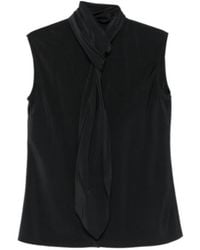 Alberta Ferretti - Scarf Details Vest - Lyst