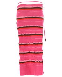 Jacquemus - Asymmetric Striped Skirt - Lyst