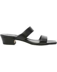 Aeyde - Double-Strap Square-Toe Sandals - Lyst