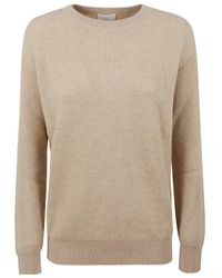 Brunello Cucinelli - Round Neck Knitted Jumper - Lyst