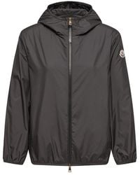 Moncler - Logo-Patch Zip-Up Hooded Jacket - Lyst