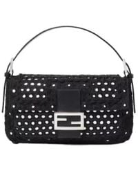 Fendi - Re Edition Bag With Embroidery And Mirrors - Lyst