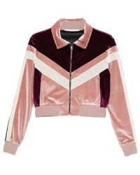 Palm Angels - Colour-Block Chenille Track Jacket - Lyst