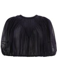 Chloé - Long-Sleeved Pleated Blouse - Lyst
