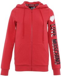 Moschino - Logo Hooded Casual Jacket - Lyst