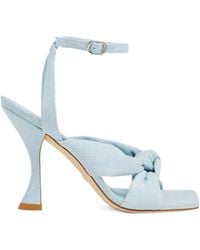 Stuart Weitzman - Logo High-Heeled Sandals - Lyst