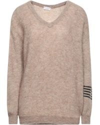 Brunello Cucinelli - V-Neck Ribbed Knit Sweater - Lyst