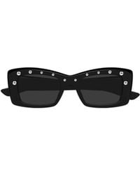 McQueen - Eyewear Rectangle Frame Sunglasses - Lyst