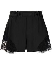 Versace - Lace Insert Shorts - Lyst