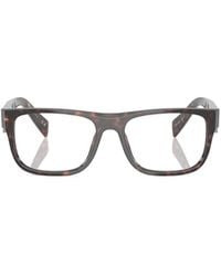 Prada - Eyewear Square Frame Glasses - Lyst
