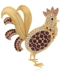Dolce & Gabbana - Sartoria Rooster Brooch - Lyst
