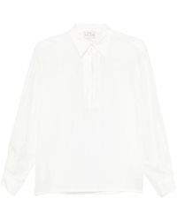 forte_forte - Long-Sleeved Polo Shirt - Lyst