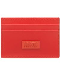 MM6 by Maison Margiela - Numeric Leather Card Holder - Lyst