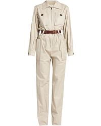 Saint Laurent - Long Sleeves Jumpsuit - Lyst