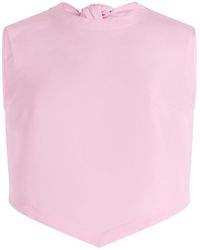 Patou - Scarf Faille Top - Lyst