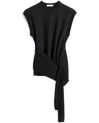 Lemaire - Sleeveless Buttoned Knitted Top - Lyst