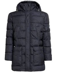 Etro - Hooded Long Down Jacket - Lyst