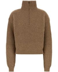Isabel Marant - Turtleneck Ribbed Sweater - Lyst