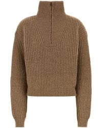Isabel Marant - Turtleneck Ribbed Sweater - Lyst