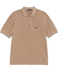 Herno - Logo Embroidered Polo Shirt - Lyst